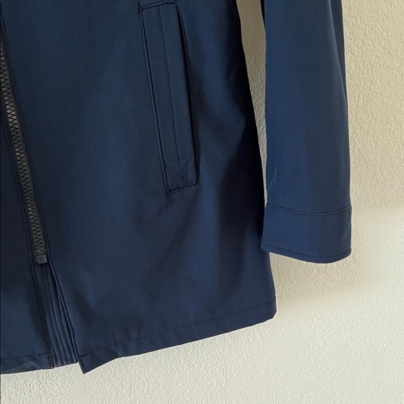 Kenneth Cole Men's Dark Blue Trench Coat - Picture 3 of 15